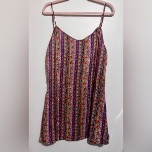 Robert Stock Limited large 100% silk slip dress